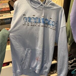 Drake it’s all a blur tour sweatshirt with 21 Savage